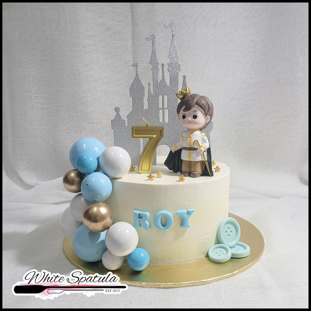 Prince Cake with Balloons Buttercream Cake