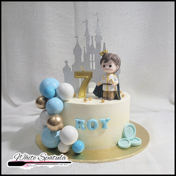 Prince Cake with Balloons Buttercream Cake