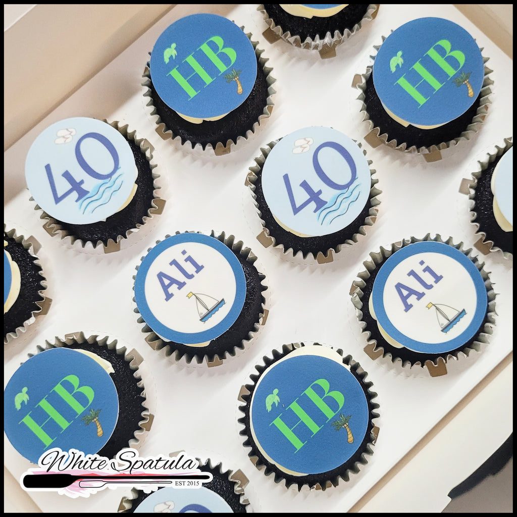 Personalized Cupcakes with edible image print