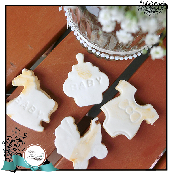 Baby Shower Cookie Favours - White Spatula Singapore