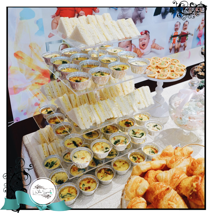 $649 Sweet + Savoury Dessert Table Package (30 pax) - White Spatula Singapore