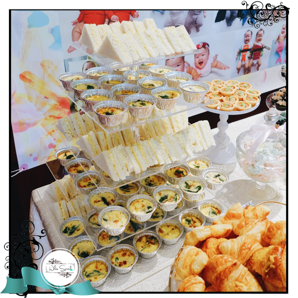 $649 Sweet + Savoury Dessert Table Package (30 pax) - White Spatula Singapore