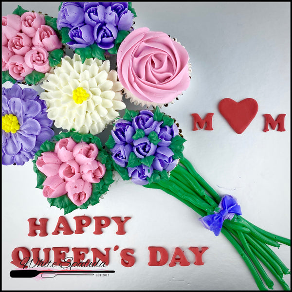 Mother's Day Cupcake Bouquet - White Spatula Singapore