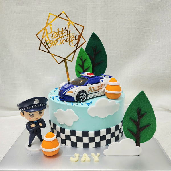 Policeman Buttercream Cake