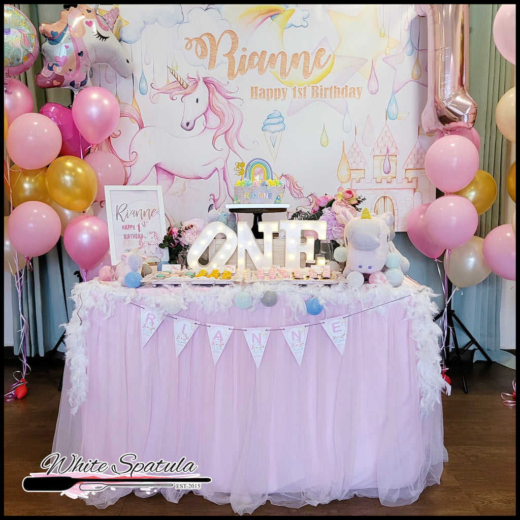 First Birthday Dessert Table/Full Month Dessert Table/Baby Shower