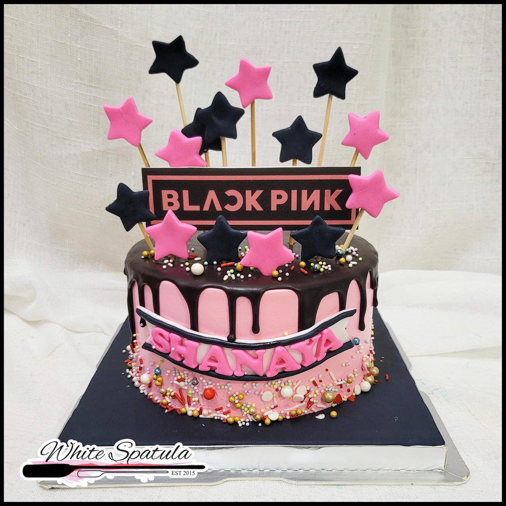 Born Pink Buttercream Cake