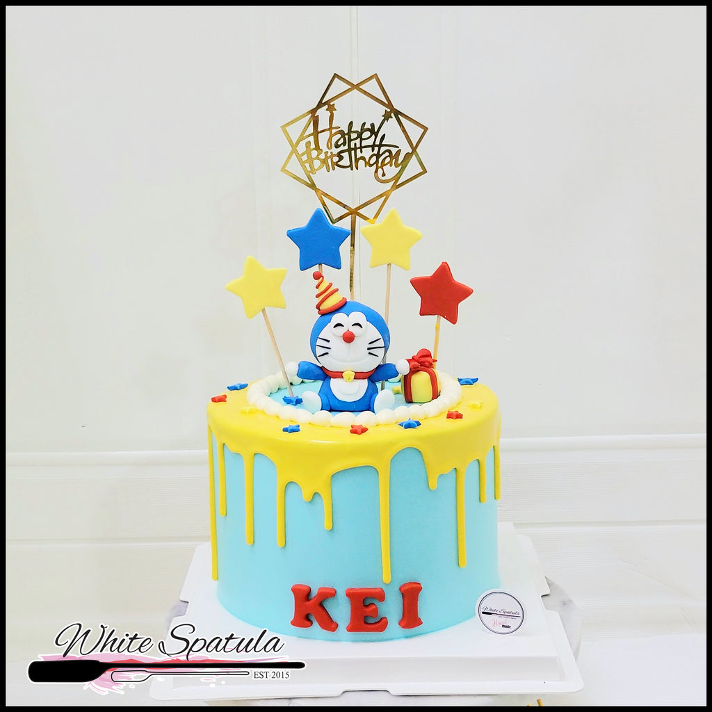Blue Buddy Funland Buttercream Cake