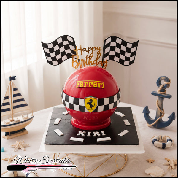 Ferrari Formula One Pinata Surprise Cake