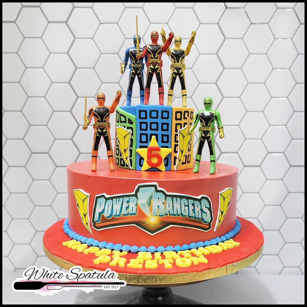 Super Power Ranger  Buttercream Cake