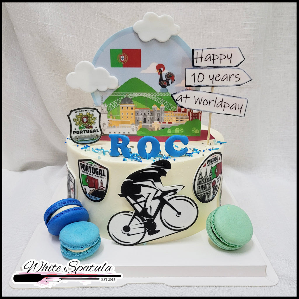 Bicycle Cycling Cake Buttercream Cake