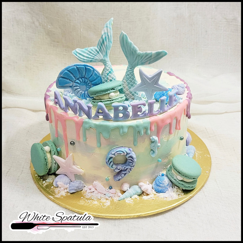 Under the Sea/Mermaid tail Buttercream Cake