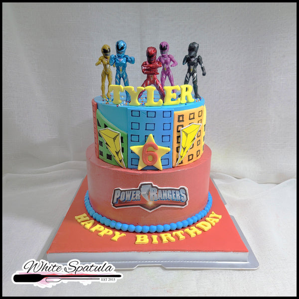 Super Power Ranger  Buttercream Cake