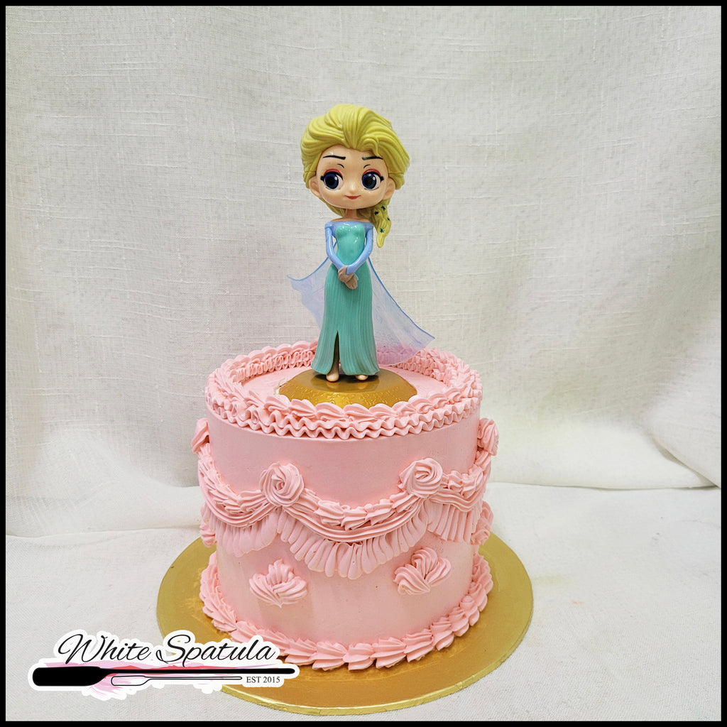 Classic Vintage Princess Buttercream Cake