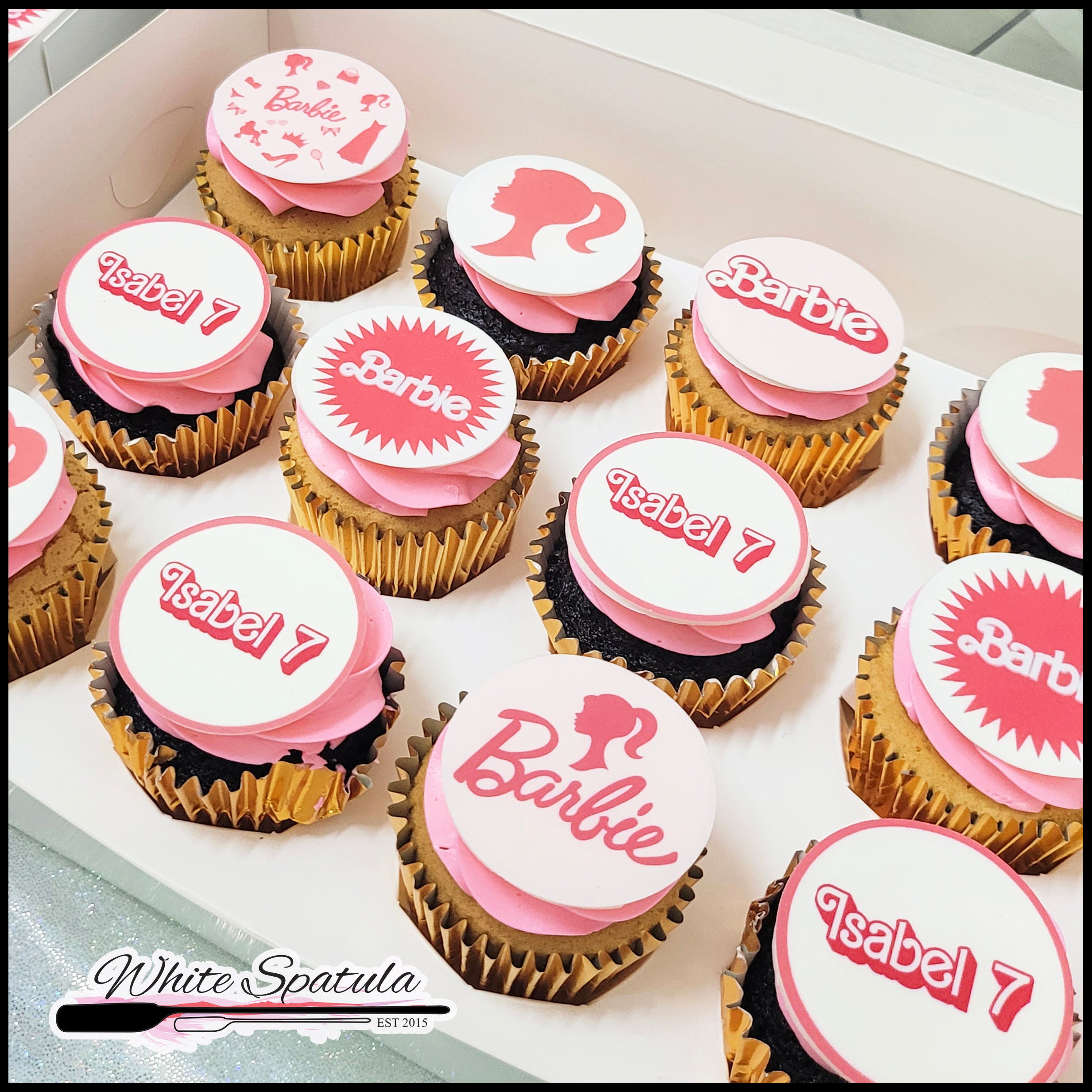 Otrain Barbie Mermaid Birthday Supplies Pink Cupcakes Barbie