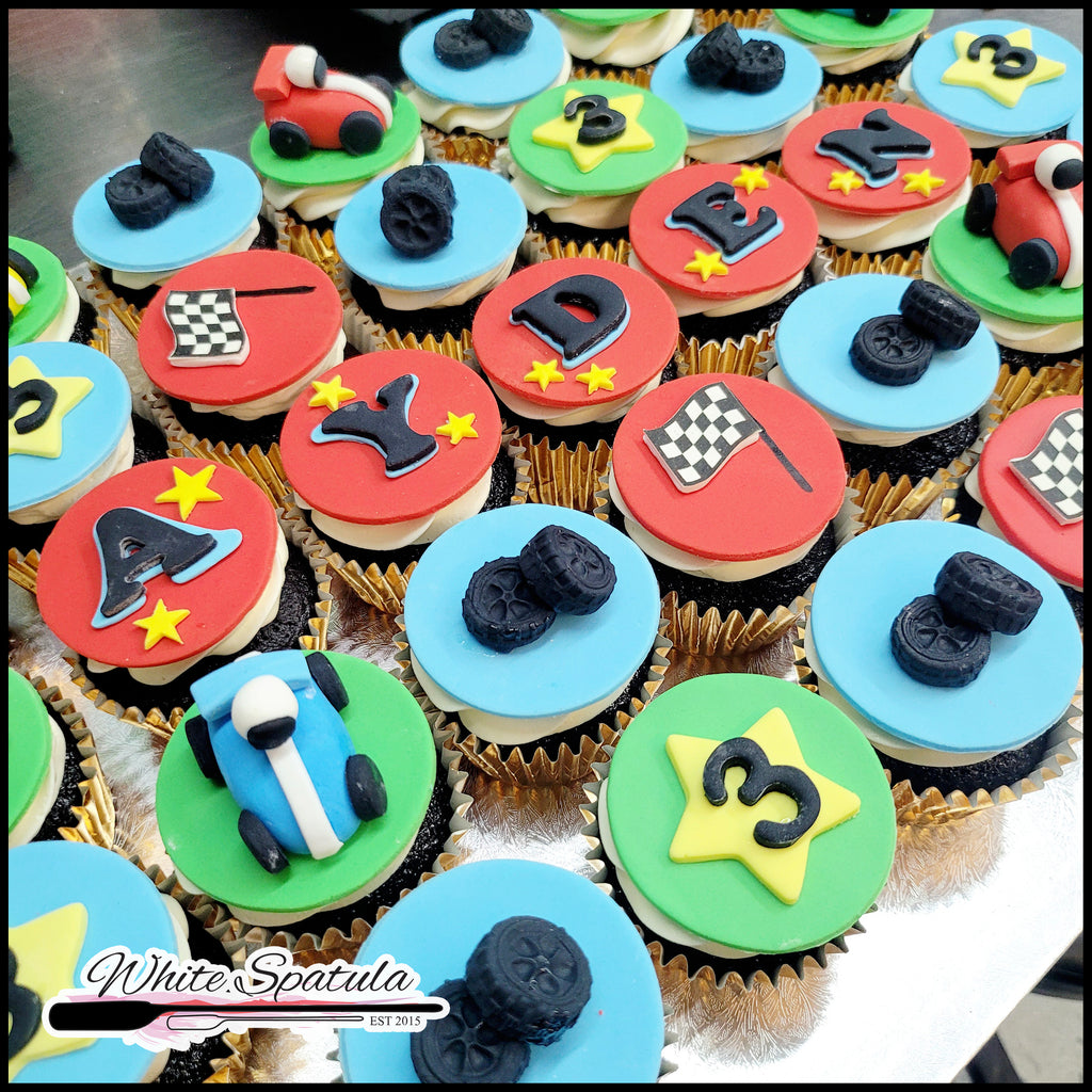 Racing Cars Cupcakes