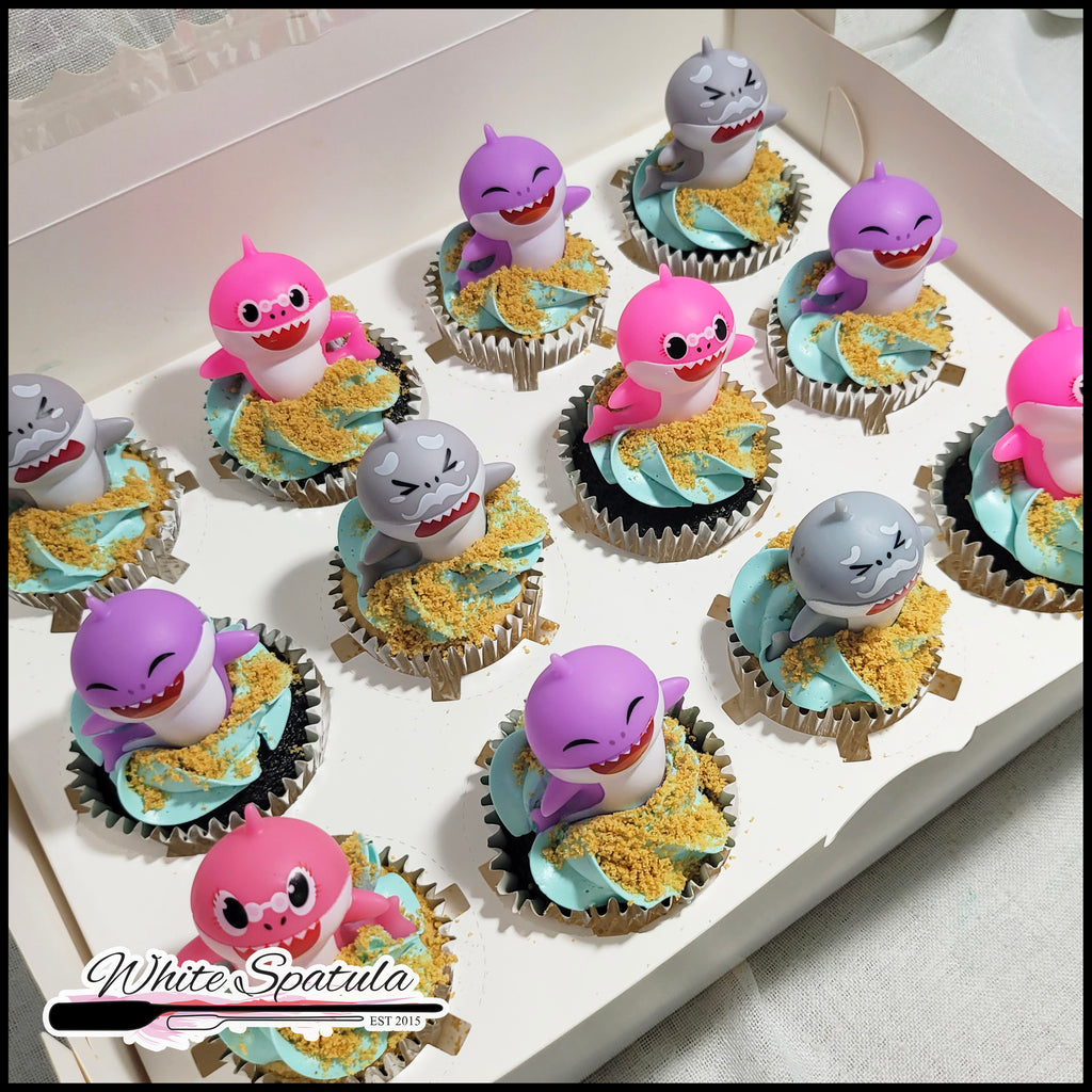 Little Sharks and Friends Cupcakes