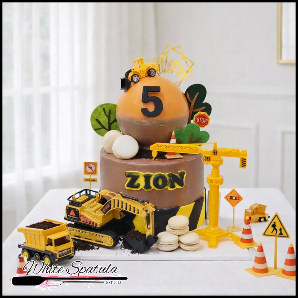 New Construction Pinata Surprise Cake