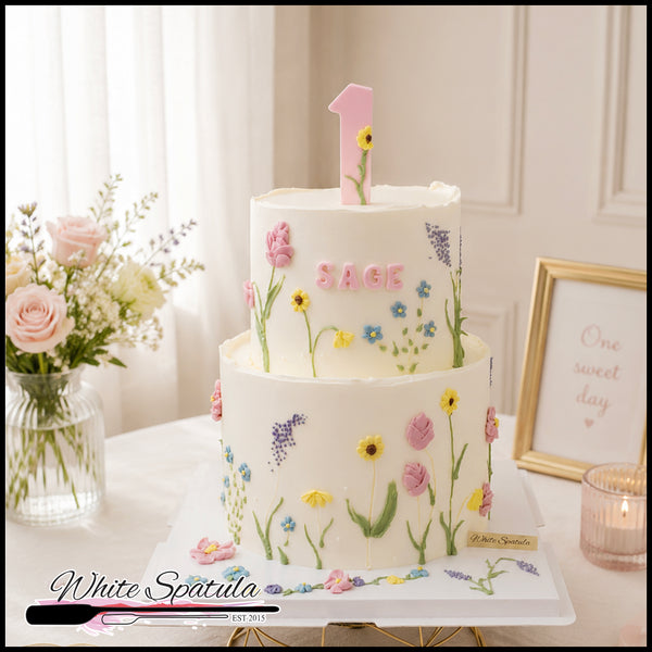 Wildflower Wishes Birthday Cake