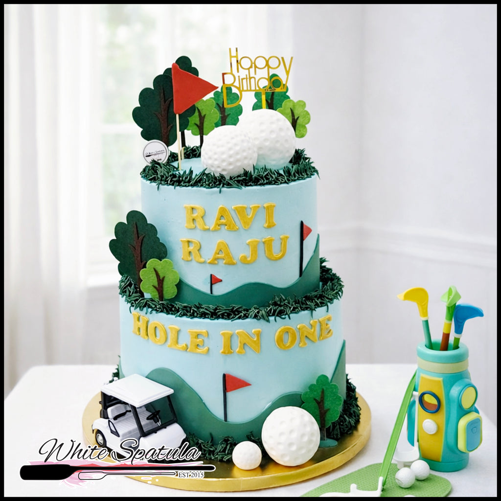 Golf Club Buttercream Cake