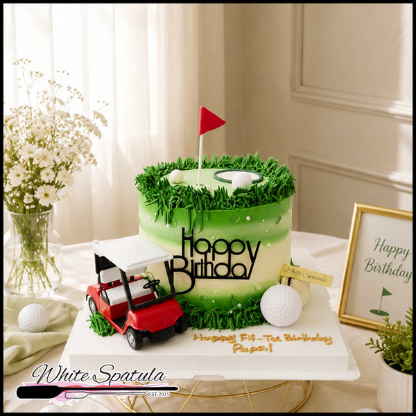 Golf Lover's Buttercream Cake