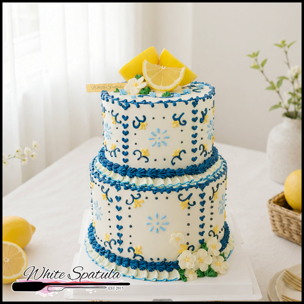 Amalfi Dreams Lemon-Themed Cake