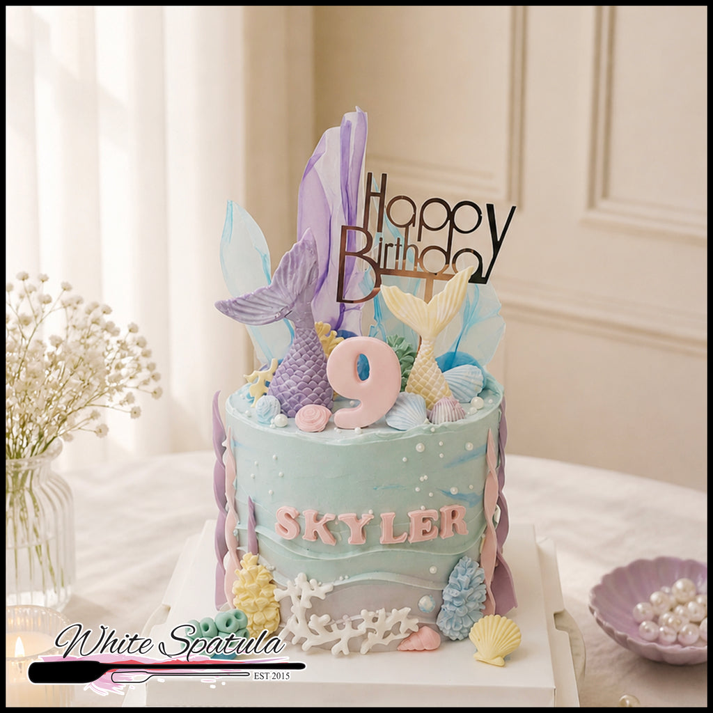 Dreamy Mermaid Buttercream Cake