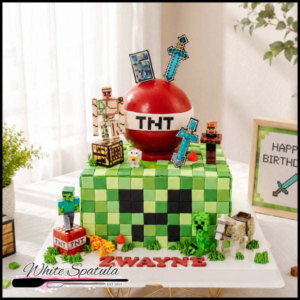 Pixel Quest Gaming Cake