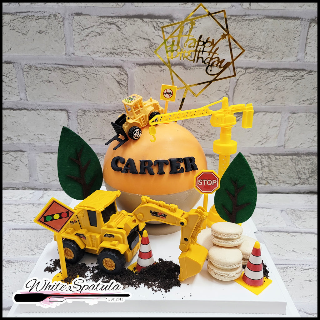 New Construction Pinata Surprise Cake