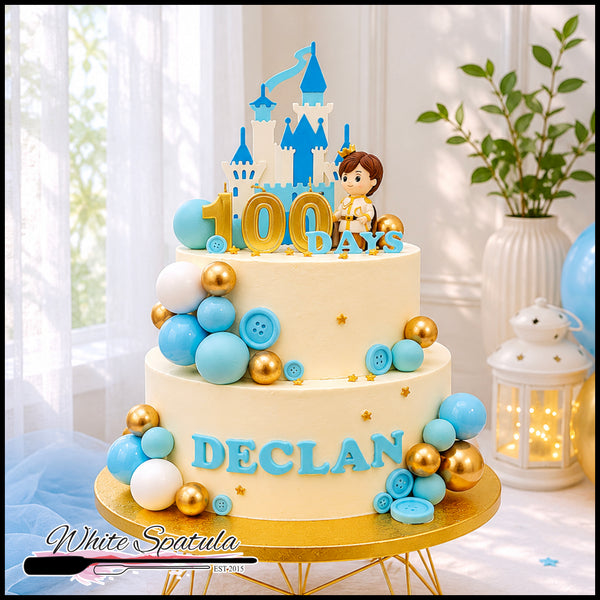 Royal Baby Boy Buttercream Cake