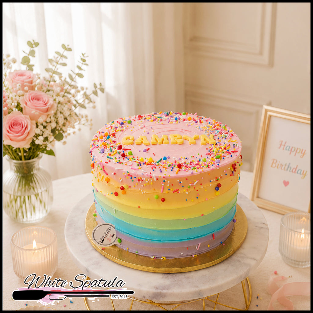 Magical Rainbow Gourmet Cake