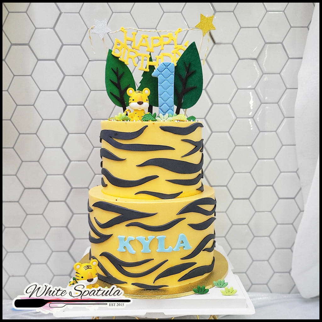 Cute Tiger Buttercream Cake