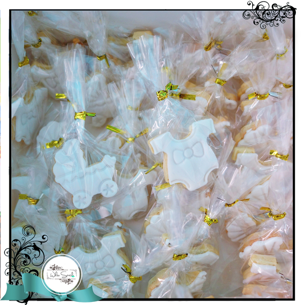 Baby Shower Cookie Favours - White Spatula Singapore