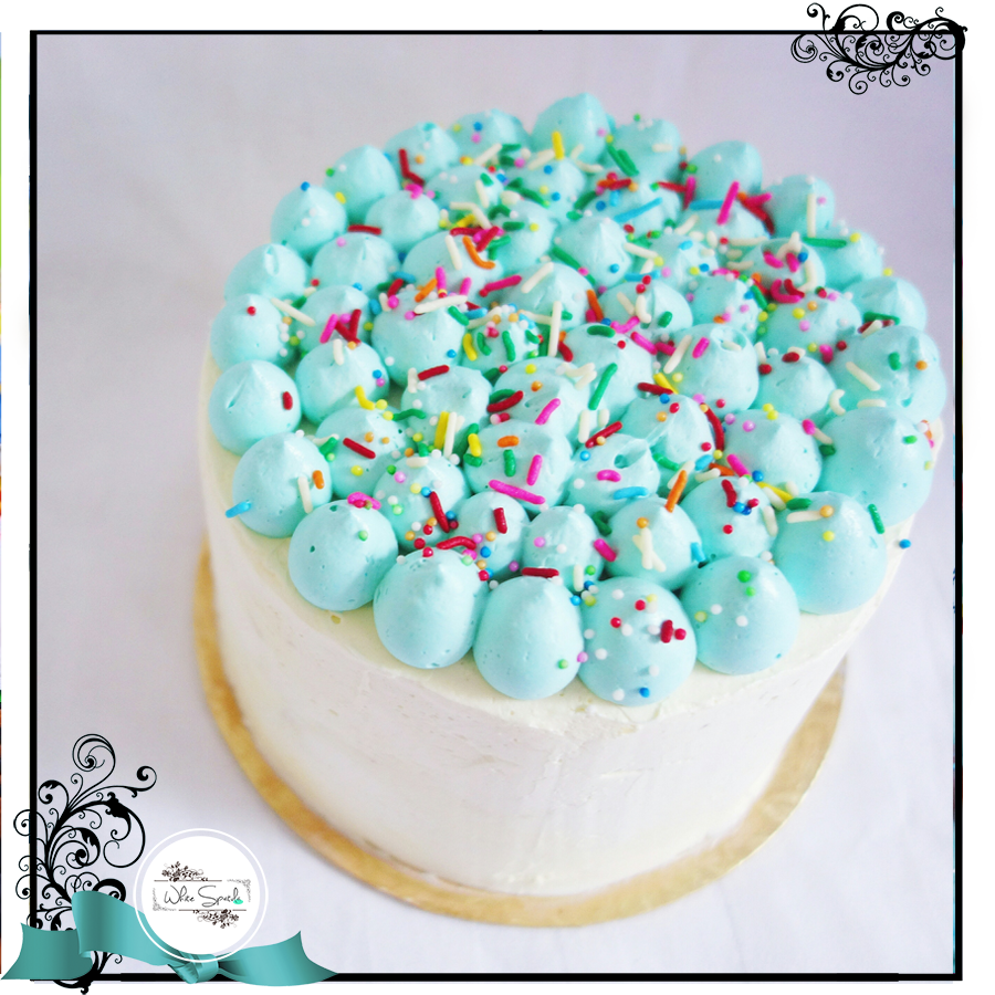 BubbleDroplets Cake - White Spatula Singapore