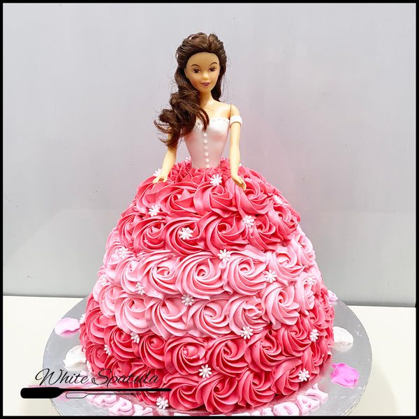 3D Princess Doll Buttercream Cake