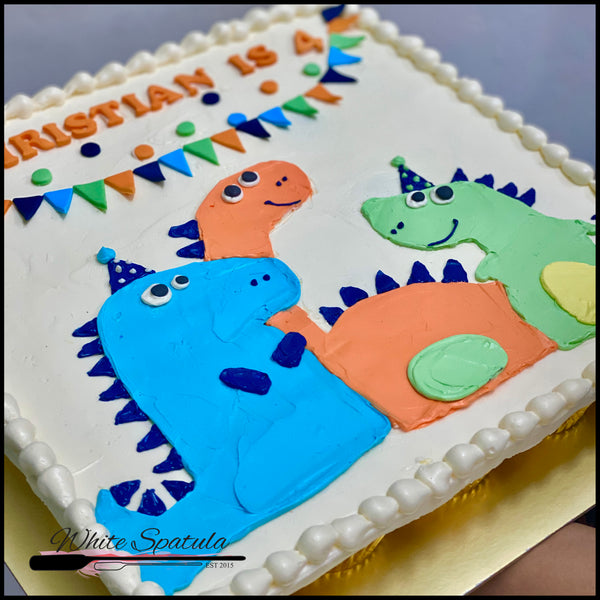 Pull-apart Dinosaur Cupcake Cake