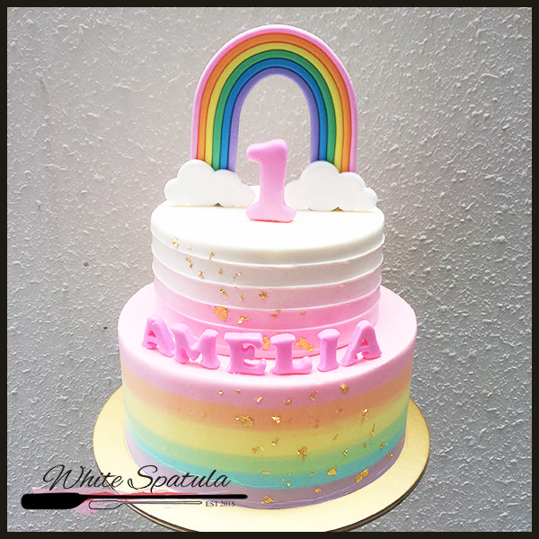 Mini One First Pastel Colours Birthday Acrylic Cake Plaque Charm – XOXO  Design