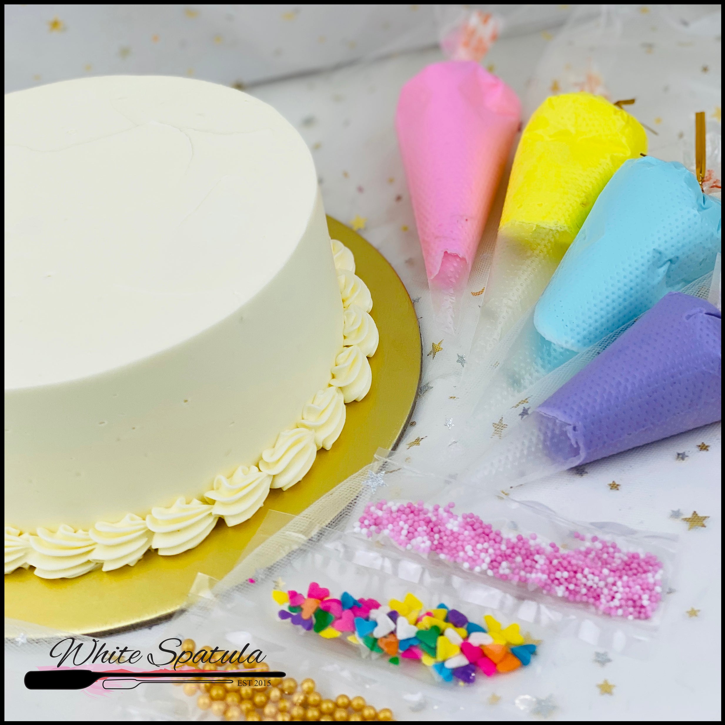 DIY Cake Set family fun White Spatula
