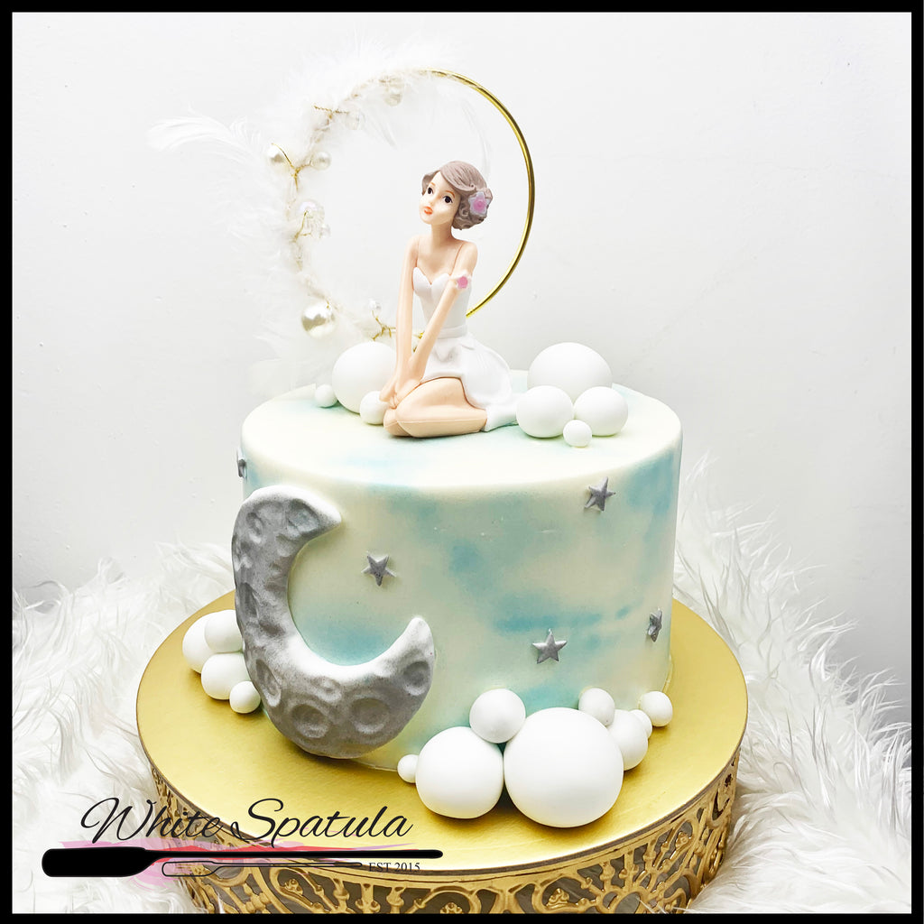 Ballerina Buttercream Cake - White Spatula Singapore