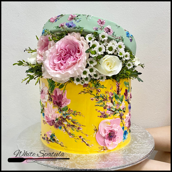 Bucket Flower Cake