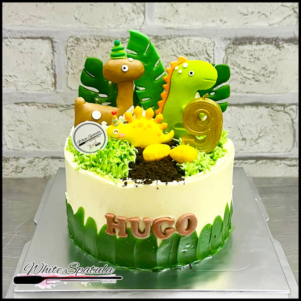 Foresty Cutie Dinosaur Buttercream Cake