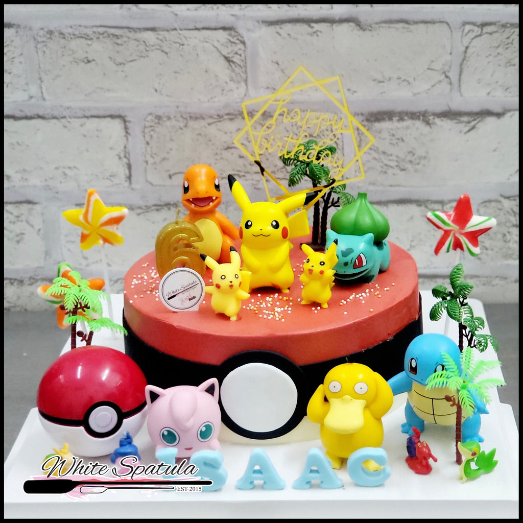 Little Monster Poke Buttercream Cake
