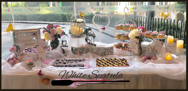 $999 Grand Event/Party Dessert Table Package Promotion (55 - 75 pax) - White Spatula Singapore