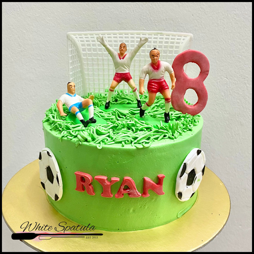 Football / Soccer Player Buttercream Cake