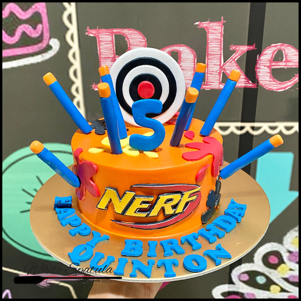 Nerf Buttercream Cake