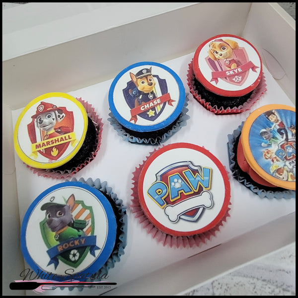Paw Friends Cupcakes with edible image print