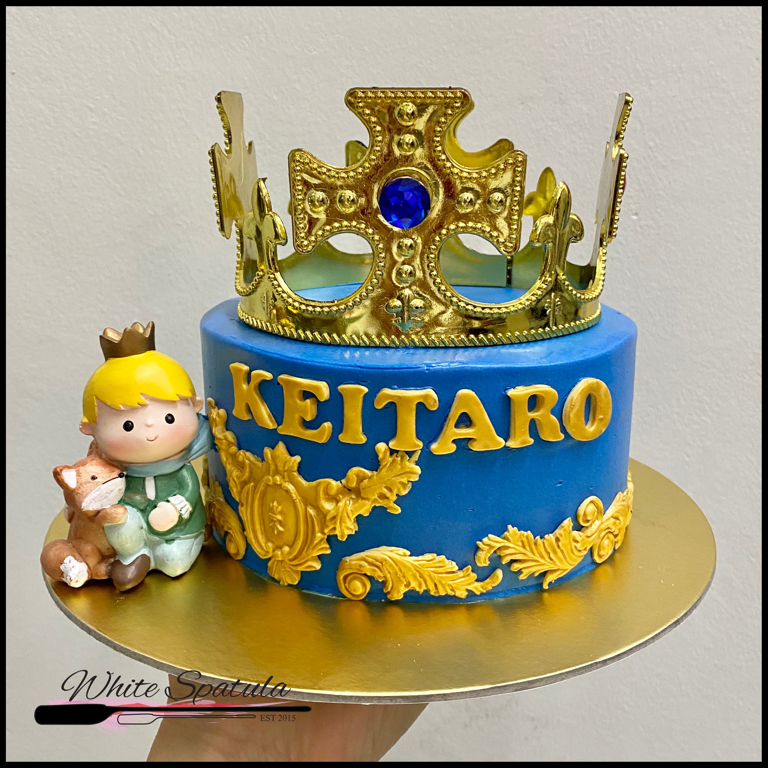 Prince birthday cake decoration /royal cake /detailed video - YouTube