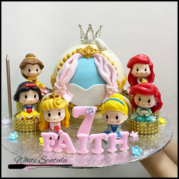 Princesses Carriage Pinata Surprise Cake