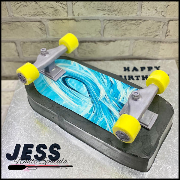 Cool Skateboard Buttercream Cake