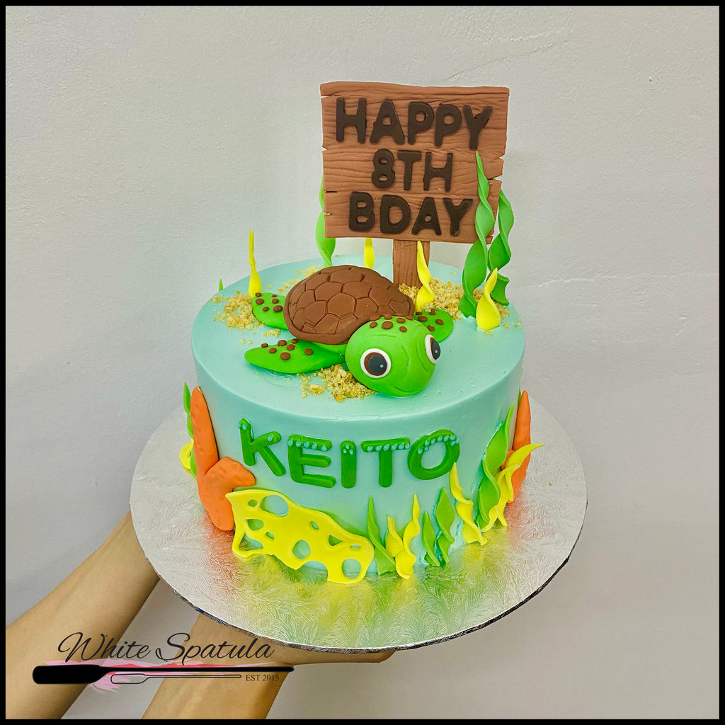 Turtle / Tortoise Buttercream Cake