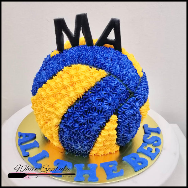 Volleyball 3D Buttercream Cake